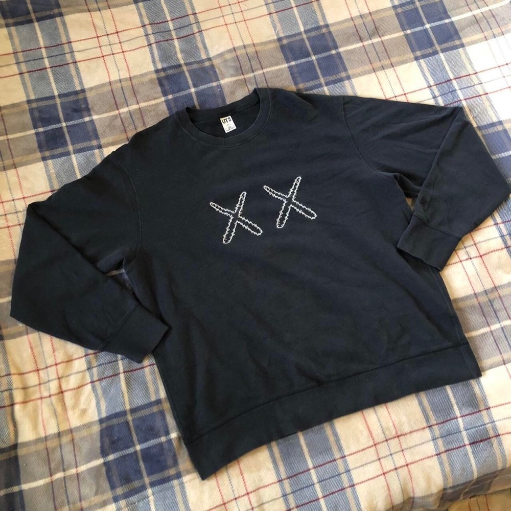 KAWS x Uniqlo x Sesame Street Crewneck US XL